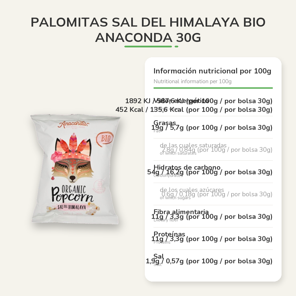 Información nutricional