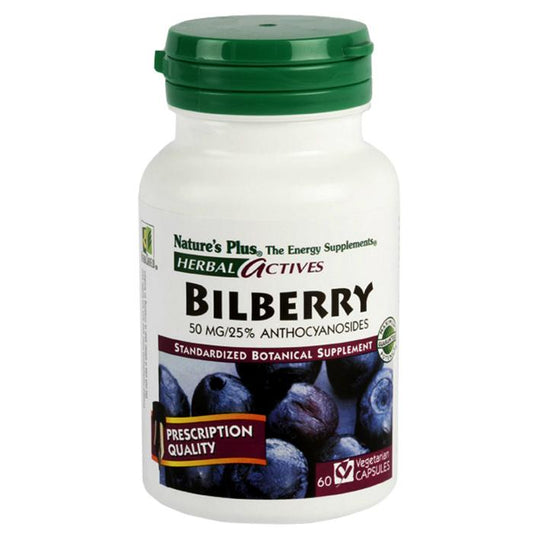 Arándano azul (Bilberry) Nature's Plus, 30 comprimidos