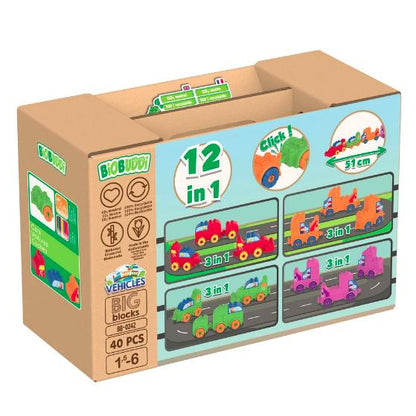 Coches 39 piezas Biobuddi