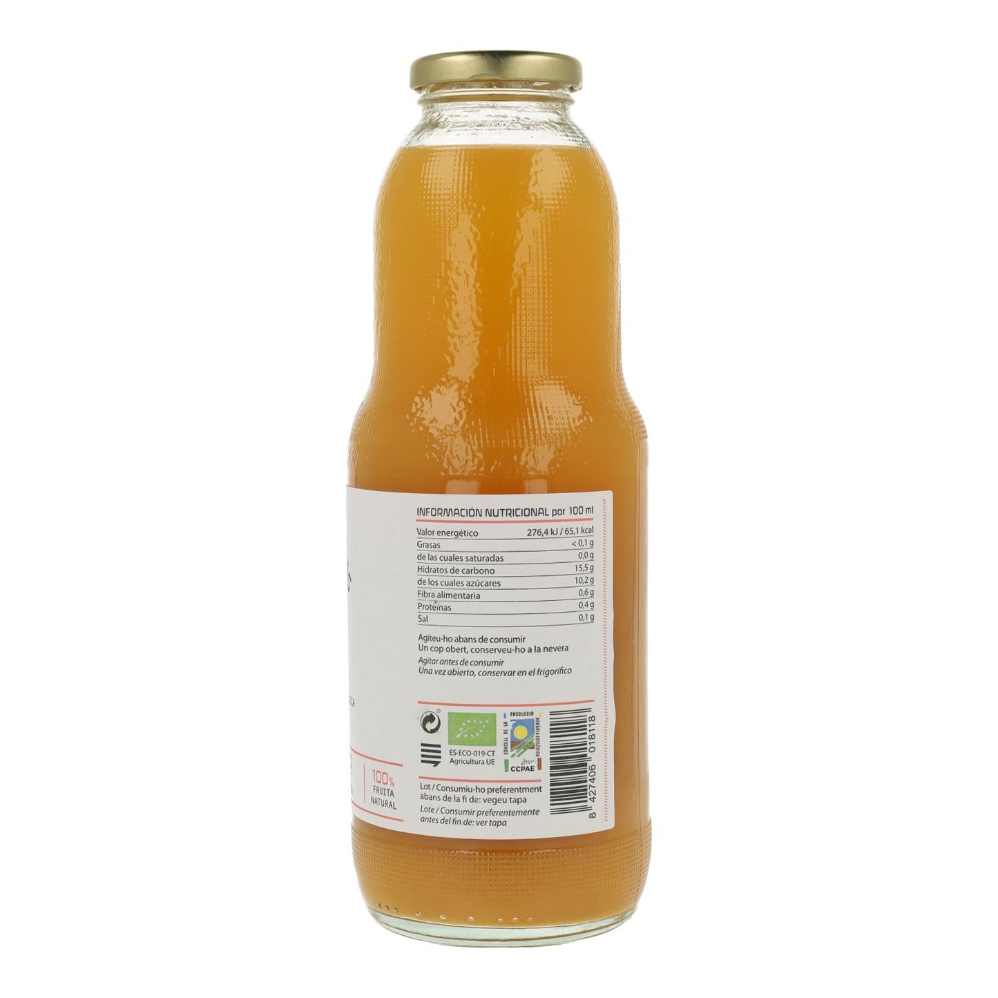 Zumo de Melocotón y Uva ECO Cal Valls