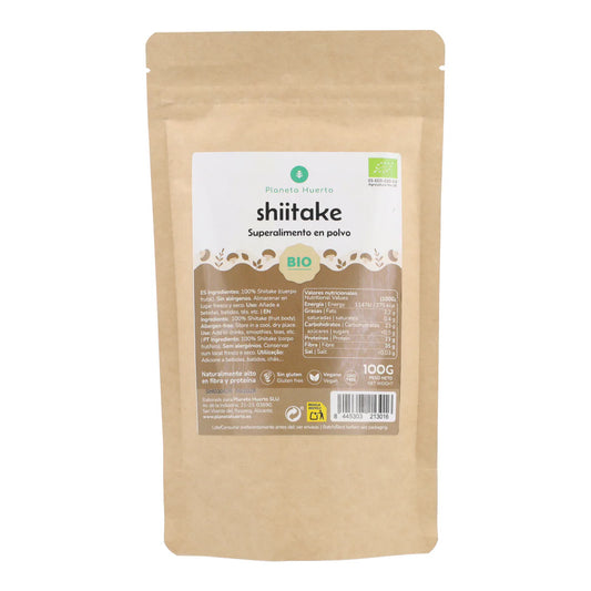 Shiitake en polvo 100% ECO Planeta Huerto 100 g