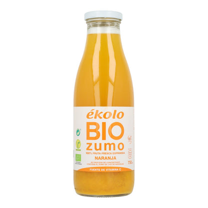 Zumo de Naranja Bio 100% exprimido Ékolo 750 ml