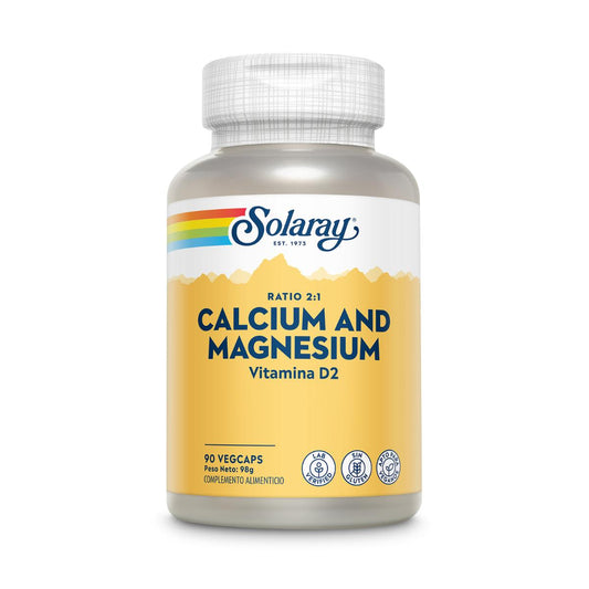 Calcio Magnesio 90 cápsulas Solaray