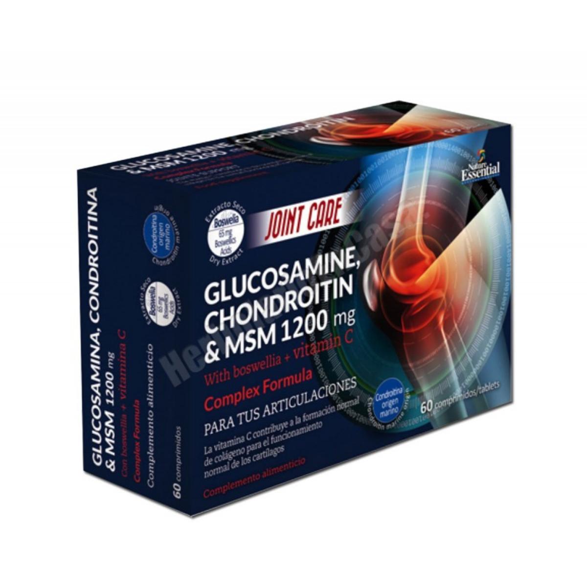 Glucosamina+Condroitina+MSM 1000 mg 60 comp BLISTE