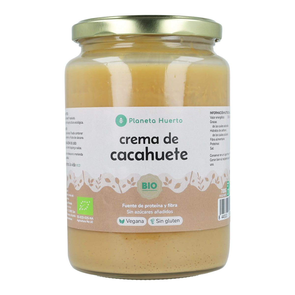Crema de Cacahuetes ECO Planeta Huerto 350gr