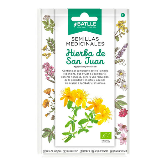 Semillas medicinales ecológicas de Hierba de San Juan Batlle