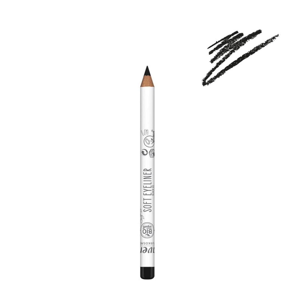 Lápiz de ojos eyeliner - 01 Black, Lavera 1.14 g