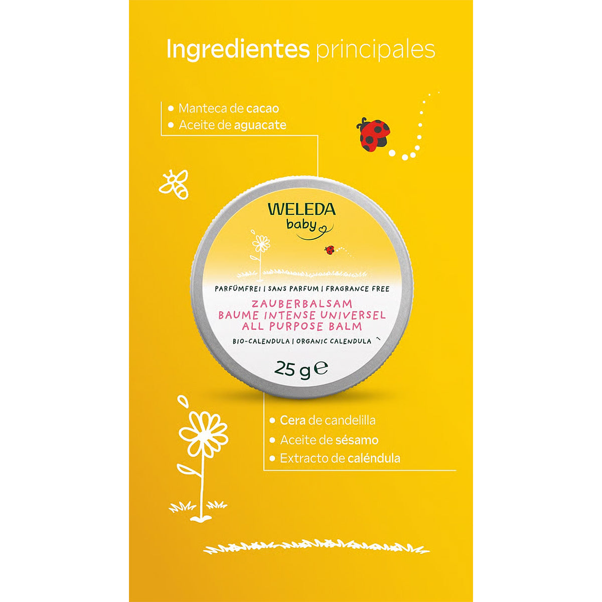Bálsamo Intensivo para Bebé de Caléndula Multiusos 50 ml