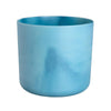 Macetero reciclado Ocean Round Elho azul atlántico 14 cm