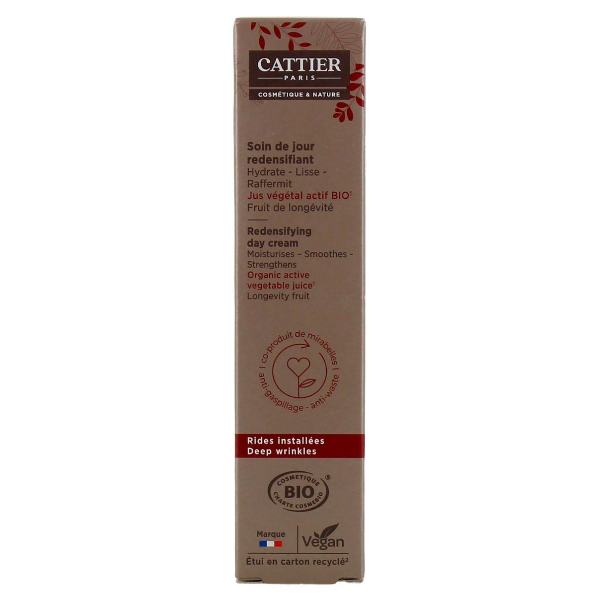 Crema de día redensificante Cattier 50 ml