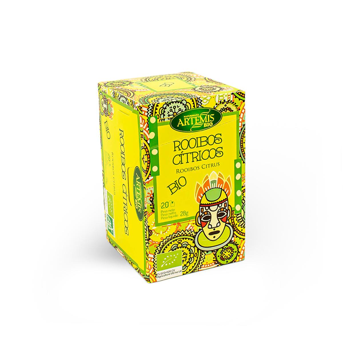 Té Rooibos Cítricos para infusión Artemis Bio 20 bolsitas