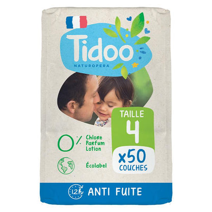 Pack Pañales T4 Maxi (7/18 kg) Tidoo, 150 unidades