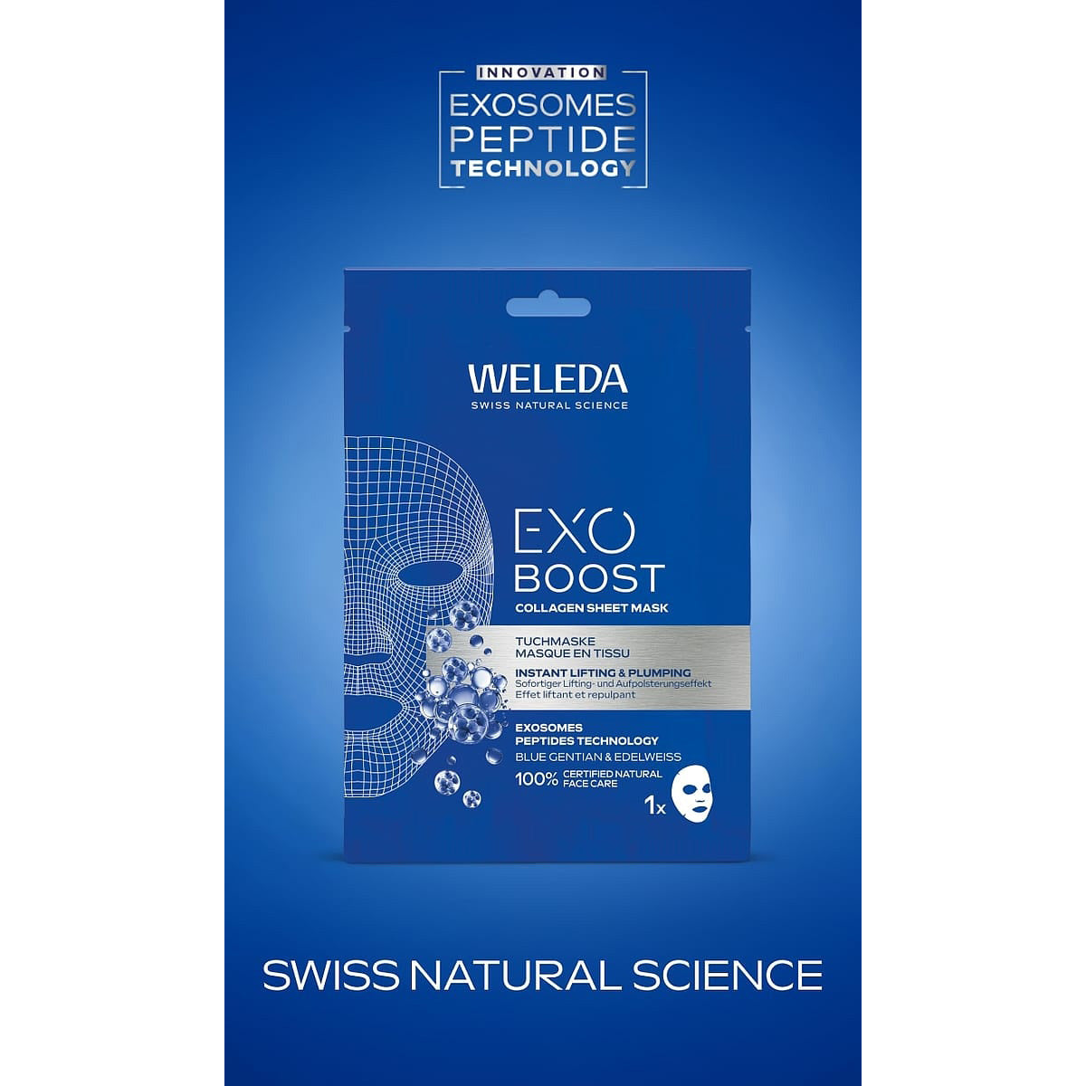 EXO Sheet Mask Redensificante Weleda 20 ml