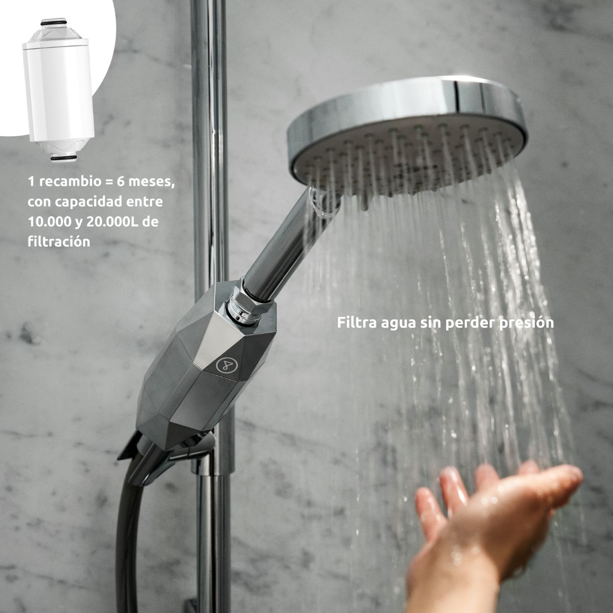 Cartucho para Filtro de ducha ShowerPro Diamond Tappwater