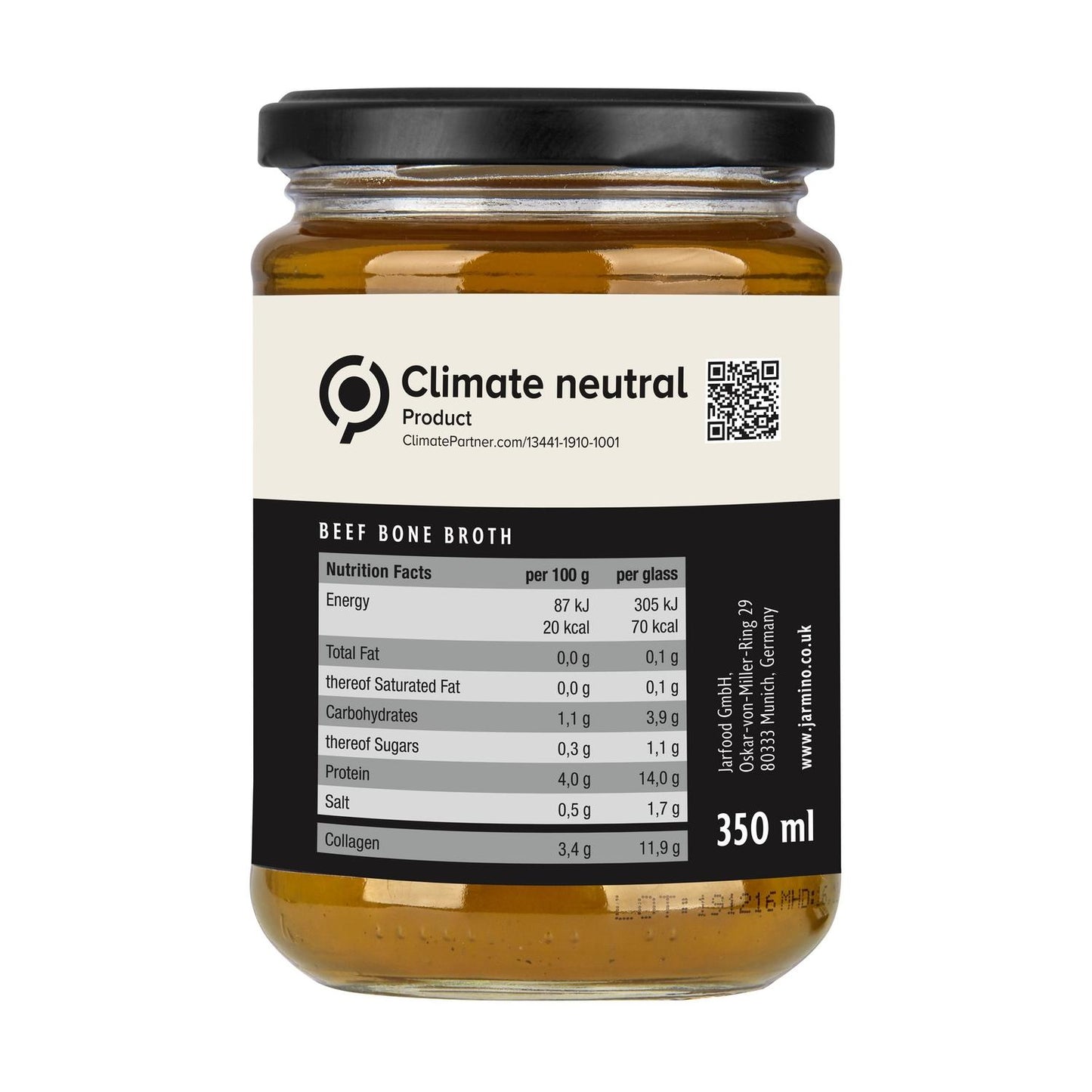 Caldo de Huesos de Ternera Jarmino 350ml