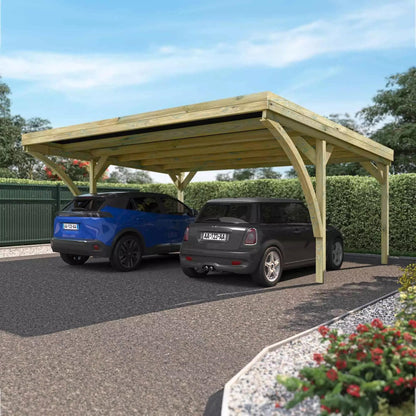 Cochera Victor Moderne doble 604x511xH260 cm