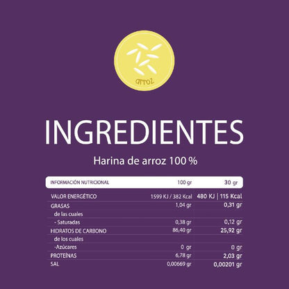 Snack ecológico para bebé +6 meses Biscotes Arroz