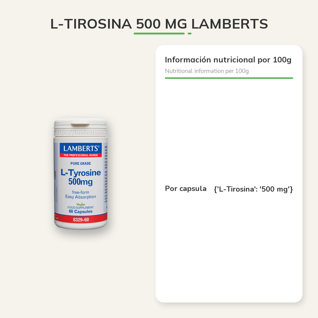 Información nutricional