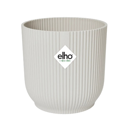 Macetero vibes fold round silky white Elho 30 cm