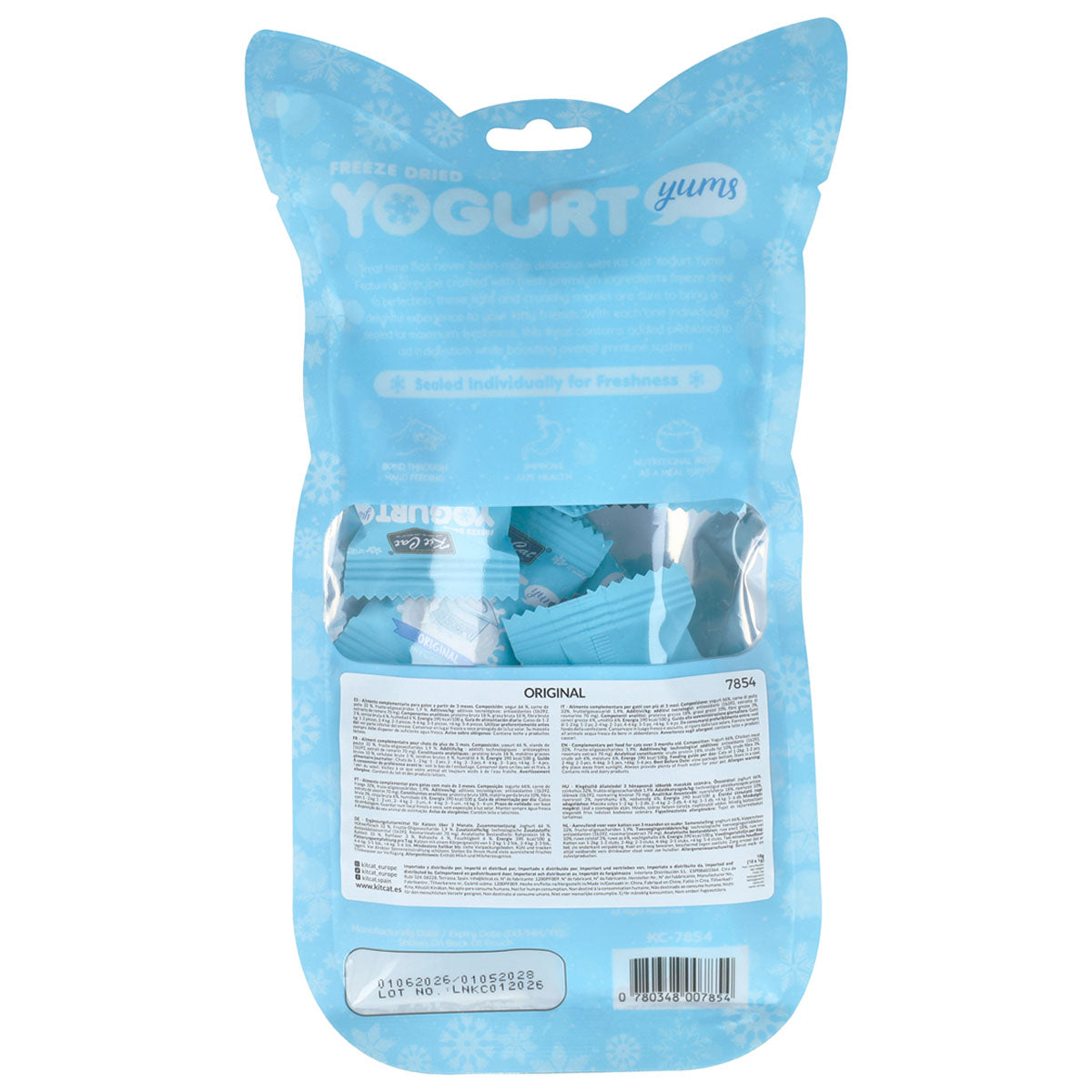 Kit Cat Yogurt Yums Liofilizado Original 10g (10 unidades)