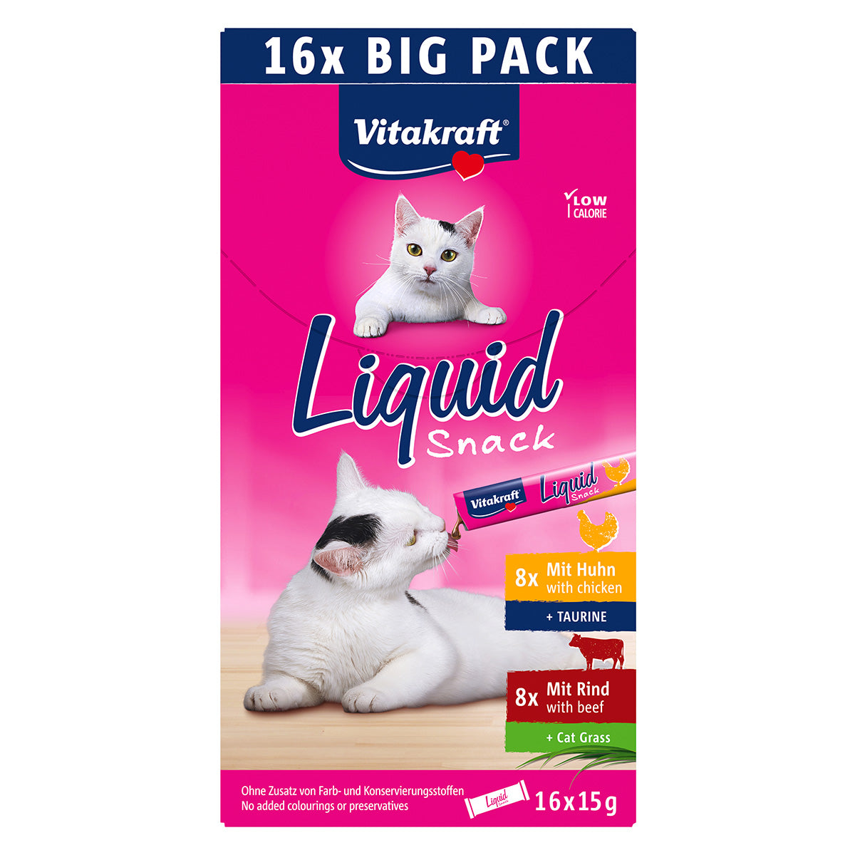 Liquid Snack Multipack  8 pollo 8 ternera 16x15g