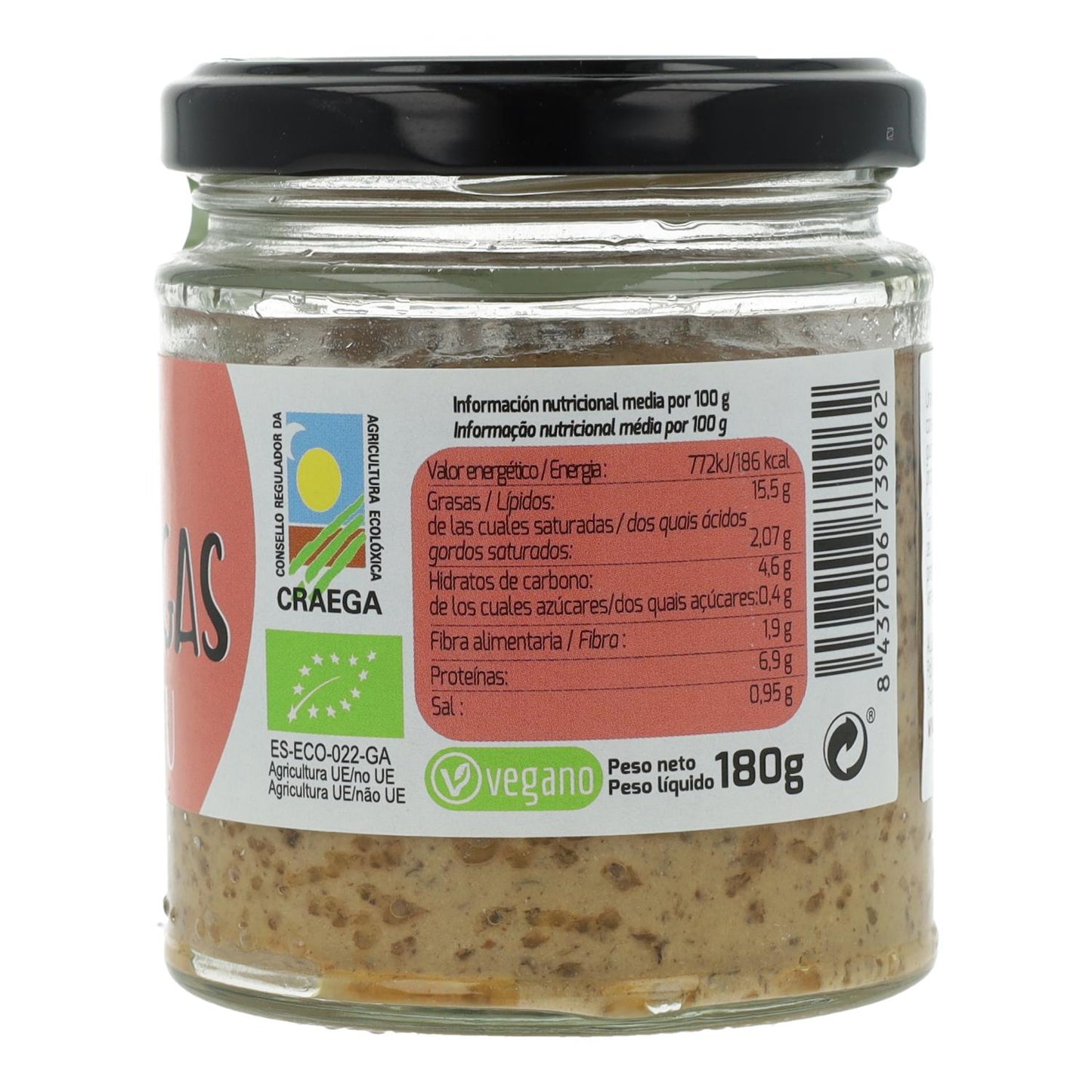 Paté de  Algas Algamar 180 g