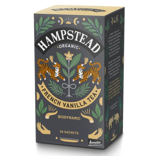 Té Negro vainilla francesa Hampstead 20 bolsitas