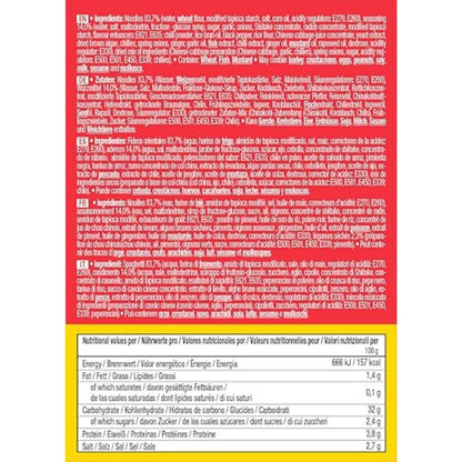 Fideos instantáneos, Ra Udong, kimchi Korean Street 215 g