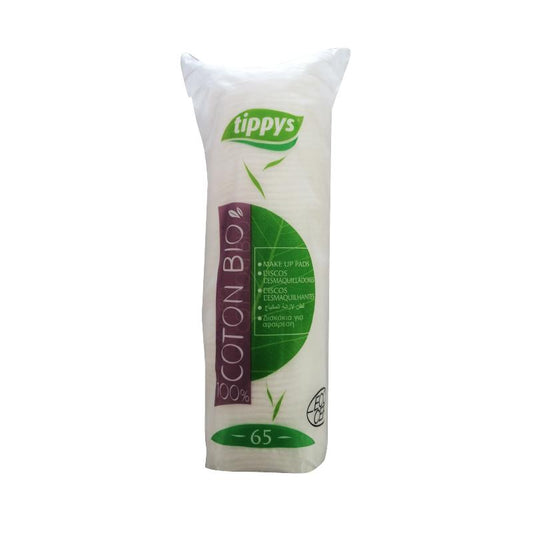 Discos desmaquilladores 100% algodón BIO