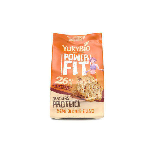 Cracker proteico chia lino Yukybio 200g