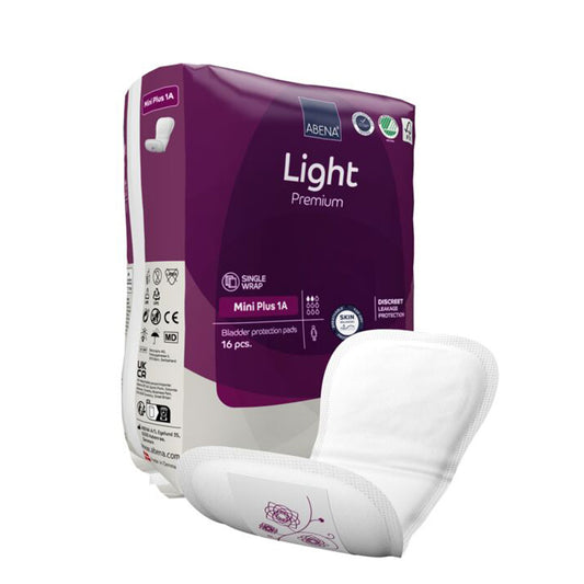 Compresas para la incontinencia Light, Mini Plus ABENA 16 uds