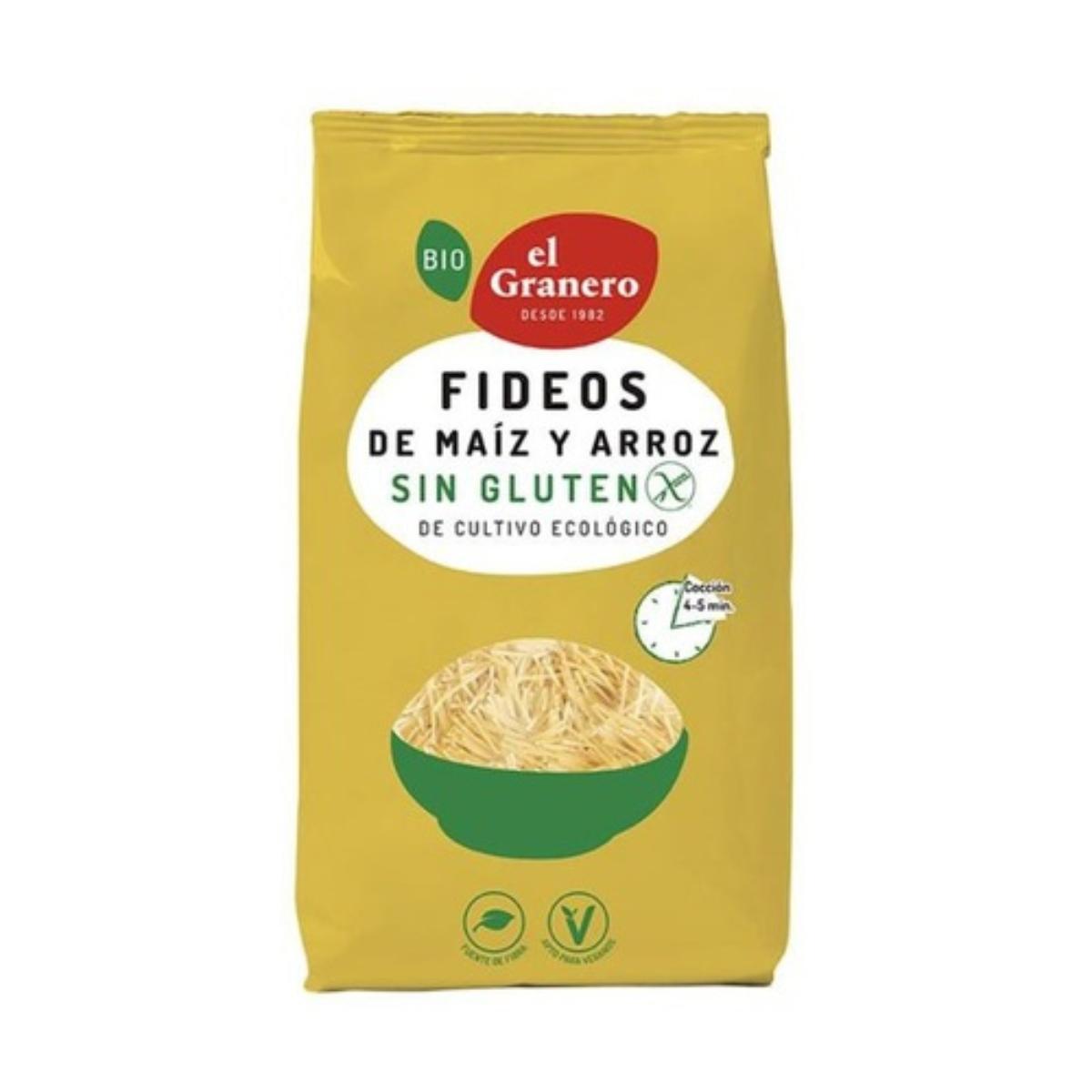 Fideos sin Gluten Bio El Granero, 500 g