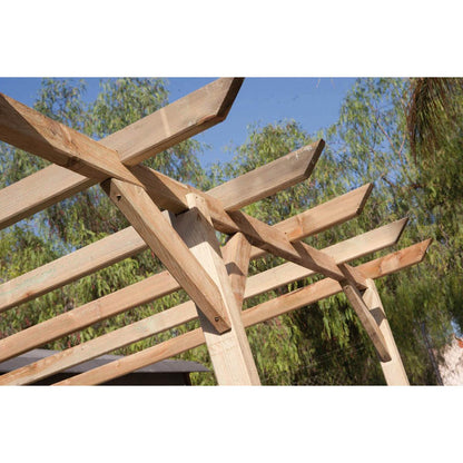 Kit Pergola 4 x 3,60 m Postes 12x12