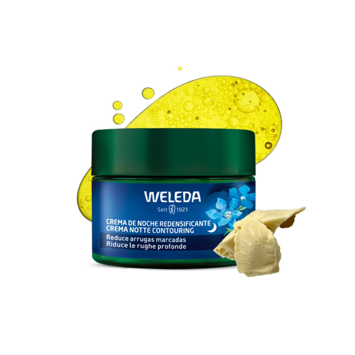 Crema de noche redensificante de Genciana azul y Edelweiss Weleda 40 ml