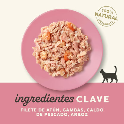 Applaws Cat Lata Atún y gambas 70g Comida húmeda para gatos natural grain free