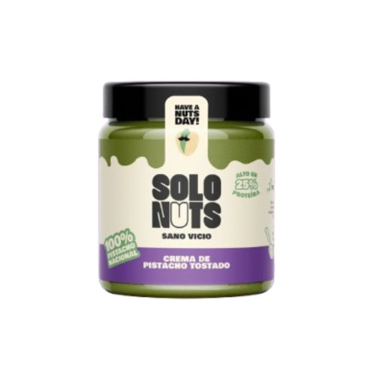 Crema de pistacho nacional 100% Solo Nuts 200g