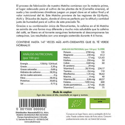 Matcha BIO Salud Viva