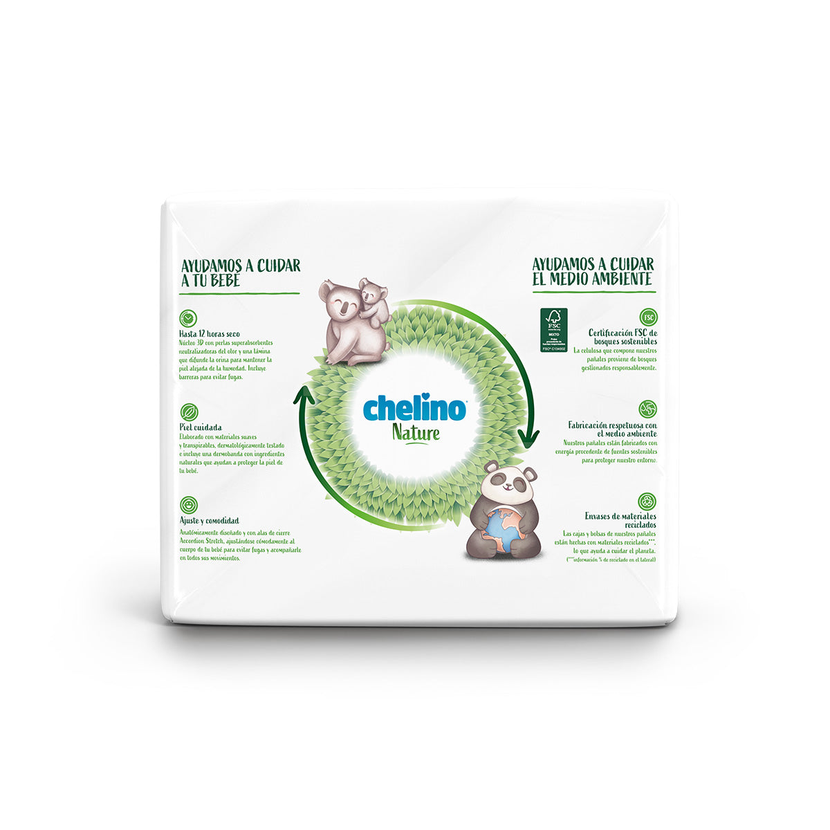 Pañales T6 17-28 kg Chelino Nature 27 unidades