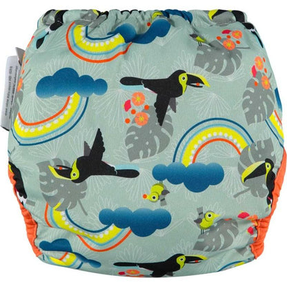 Pañal reutilizable bambú Pop-in velcro Toucan Close Parent