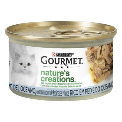 Pack 24 x GOURMET Nature's Creations Mini Filetes Rico en Pescado del Océano 85g