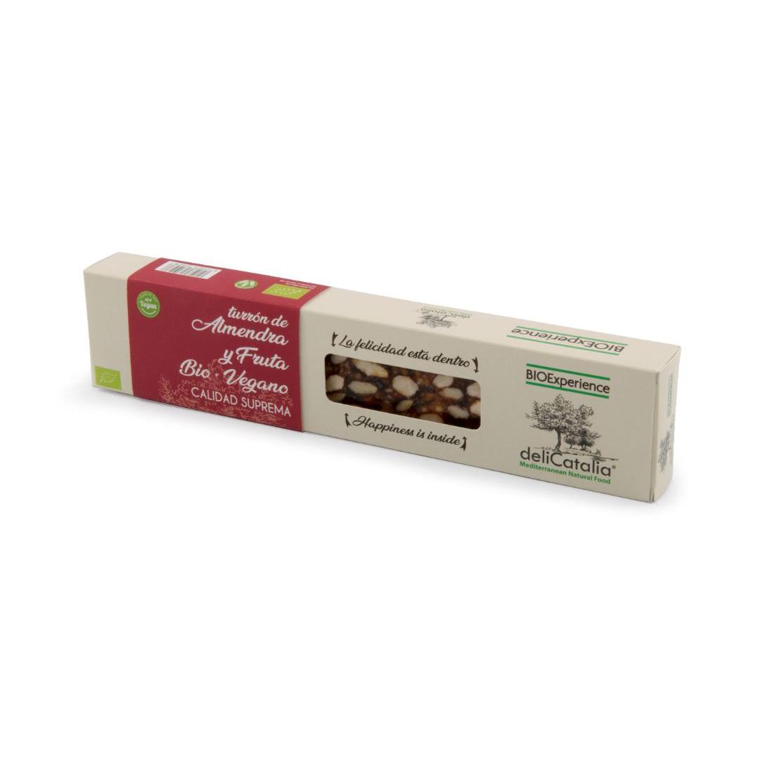 Turrón de Almendra y Fruta con Sal Ecológico deliCatalia Bioexperience 165 gr