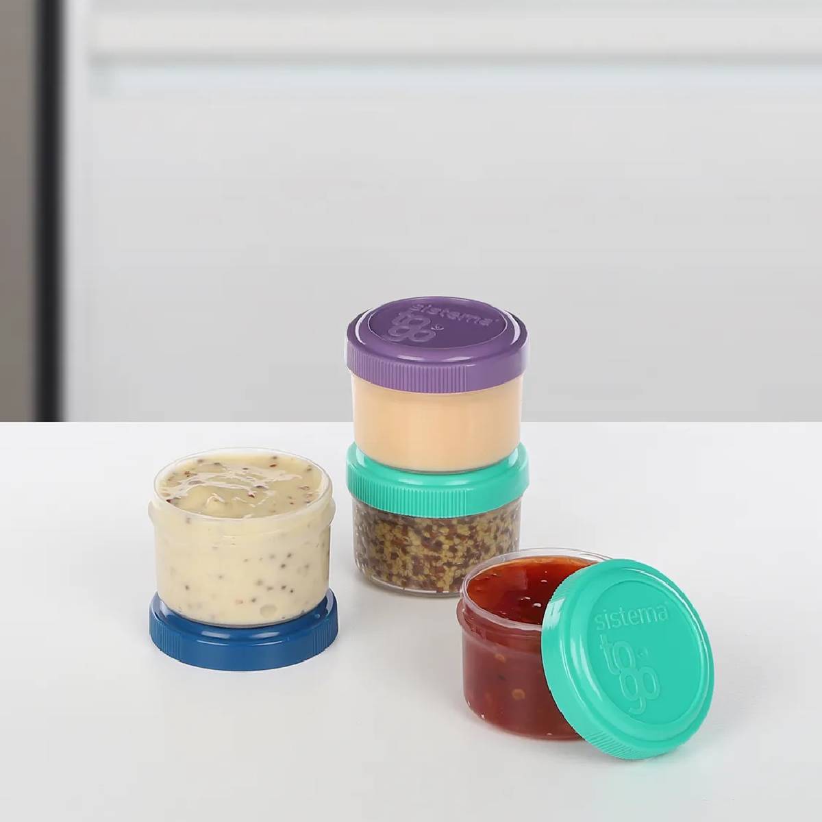Pack recipientes herméticos Sistema Dressing To Go 4x35 ml