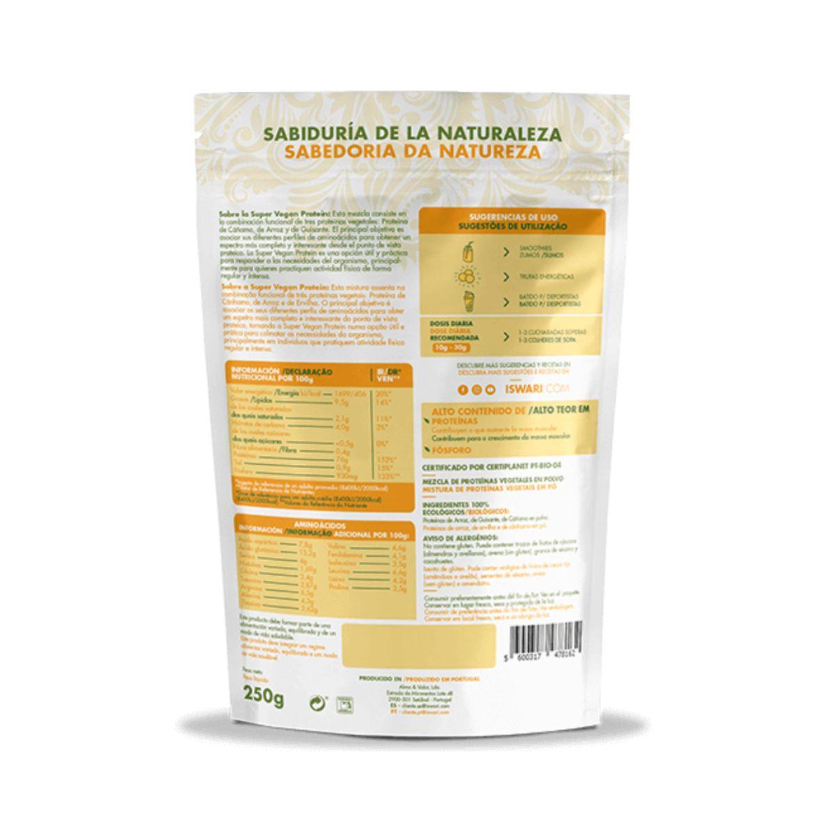 Iswari Super Vegan Protein, 250g