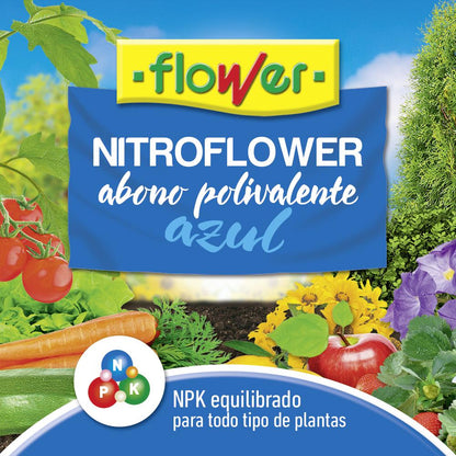 Abono polivalente azul nitroflower Flower 750 g