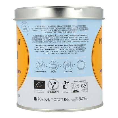 Pack x 3 café descafeinado ECO Caps Compostables Saula 20uds