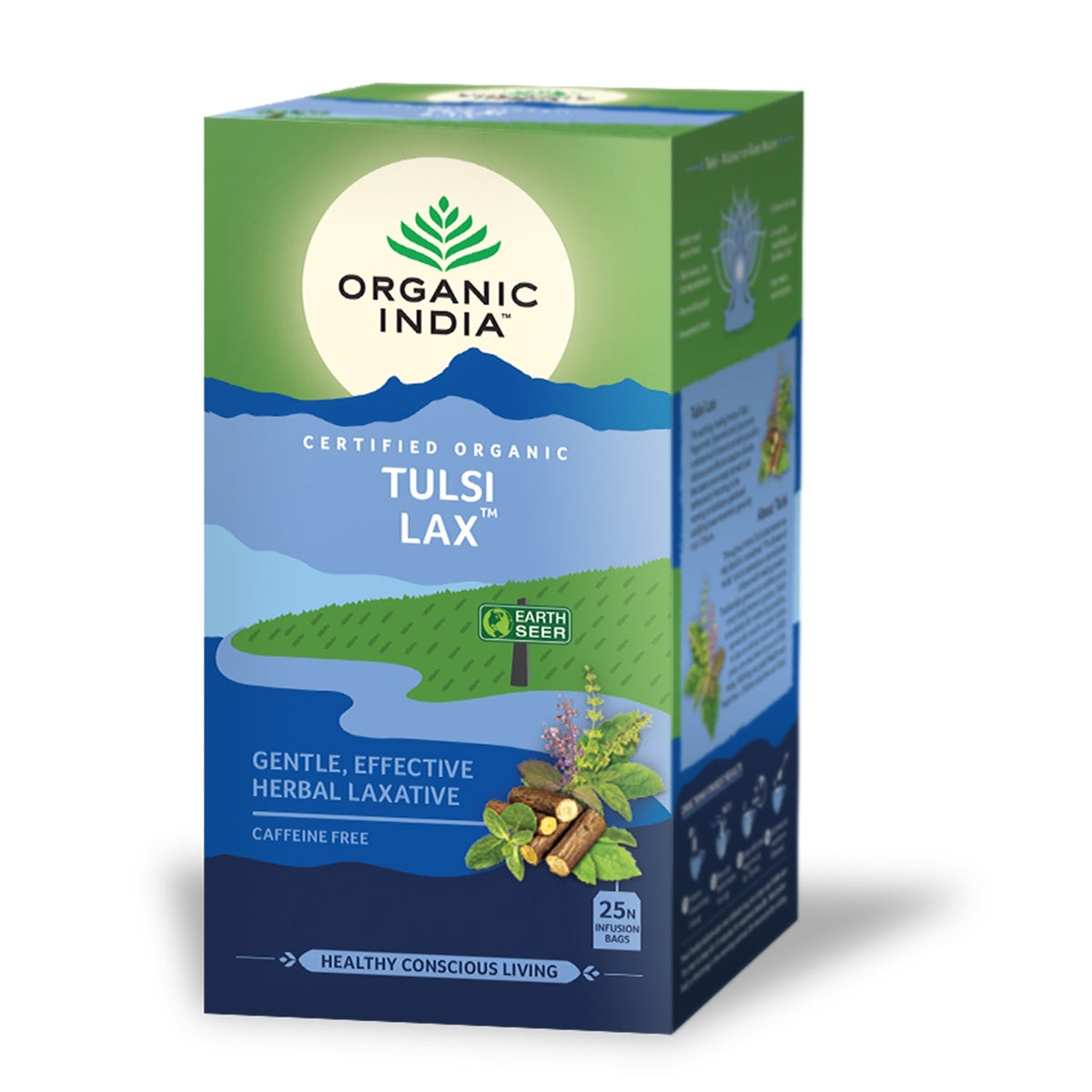 Tulsi Lax Infusión Ayurvédica Organic India 25 bolsitas