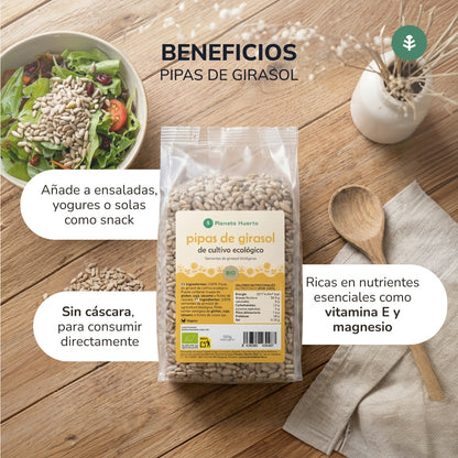 Pipas peladas de Girasol ECO Planeta Huerto 2,5 kg