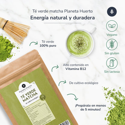 Pack 3xTé Matcha en polvo ECO Planeta Huerto 70 g