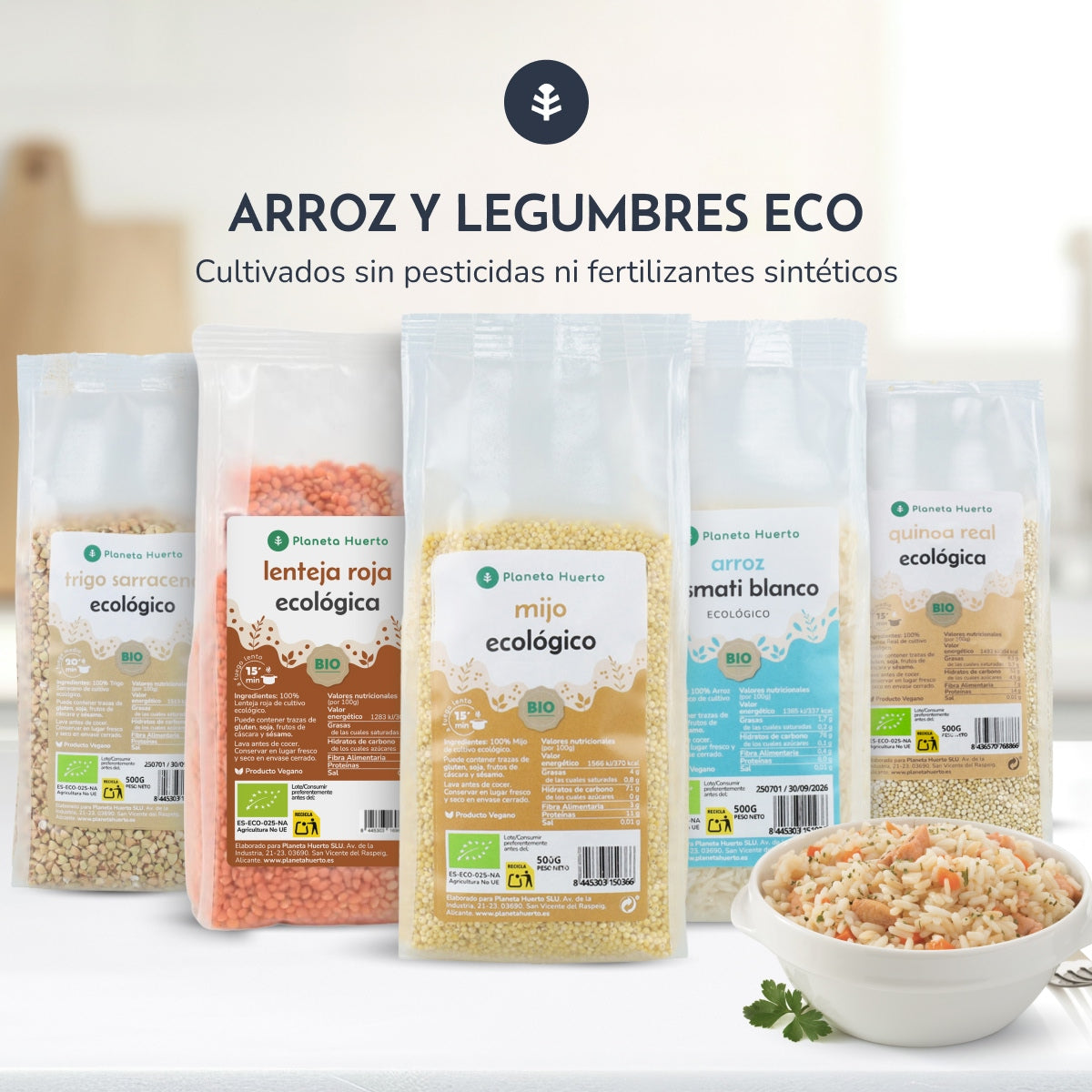 Mijo pelado ECO Planeta Huerto 2,5 kg