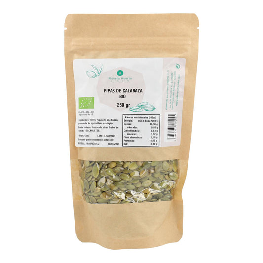 Pipas peladas calabaza ECO Planeta Huerto 250 g